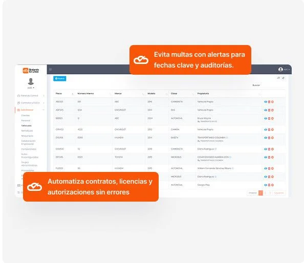 Tu sistema de gestión de flota vehicular