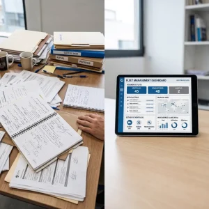 Digitalización de flotas: de carpetas y registros en papel a un panel digital de gestión